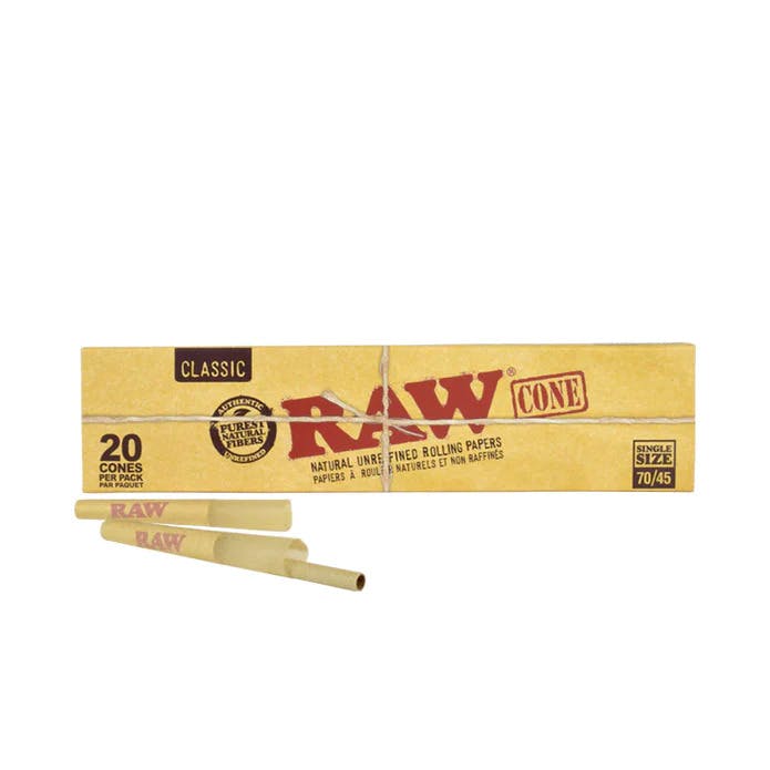 RAW - Cones - Classic - Single Size (70/45) - 20pk