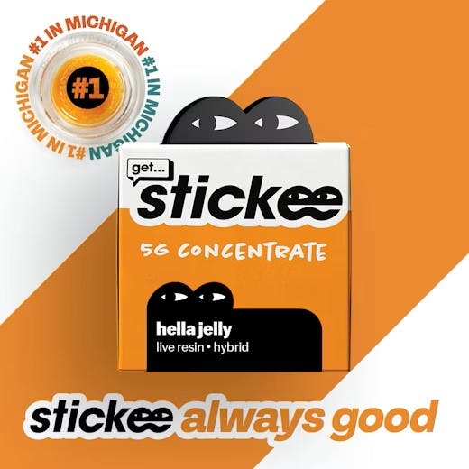 STICKEE STICKEE | HELLA JELLY | LIVE RESIN BALLER BUCKET | HYBRID — CONCENTRATES