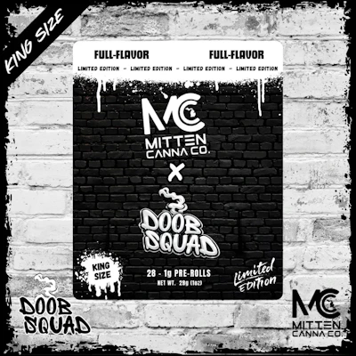 Doob Squad x Mitten Canna - 28-Pack 1g Prerolls - Alien Marker - PRE_ROLLS by Doob Squad at King of Budz