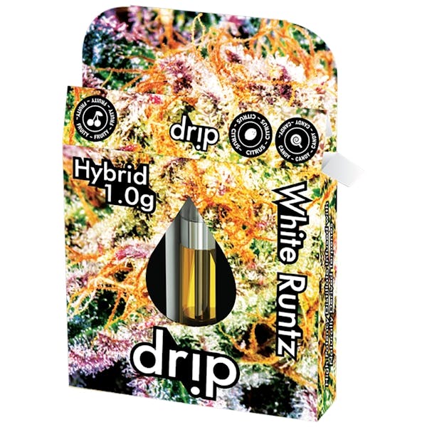 Product: Drip | White Runtz Distillate Cartridge | 1g