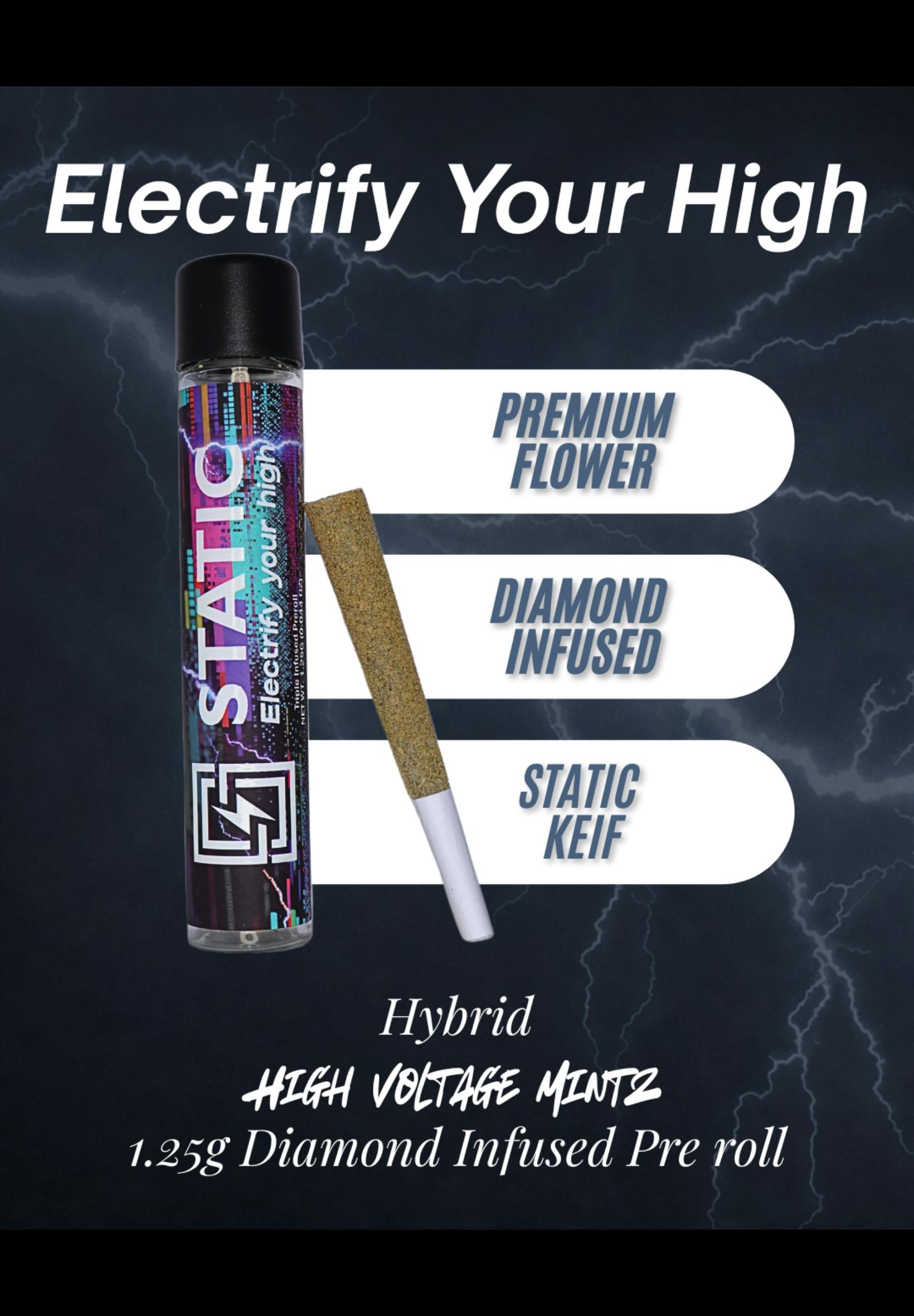 Static | High Voltage Mintz | Infused Preroll