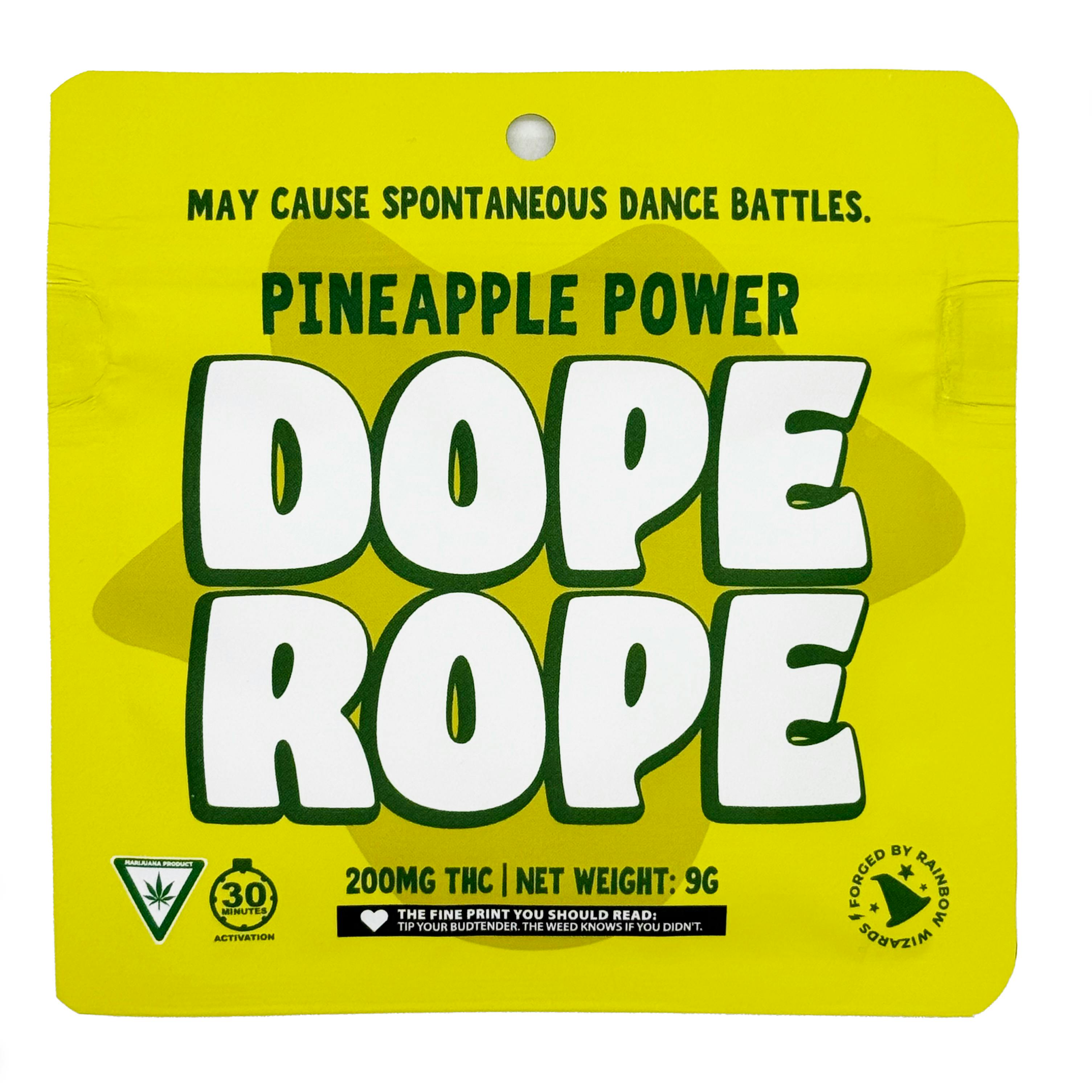 Dope Rope Pineapple Power Gummy Rope 200mg Rec - Exclusive