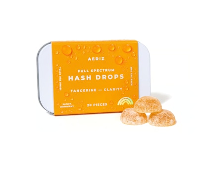 Product AZ Hash Drops Edibles Gummies- Tangerine 100mg