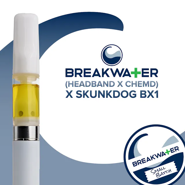 Breakwater Extract Cart (Headband x ChemD) x Skunkdog Bx1 .5g (cartridges)