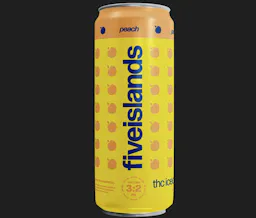 Beverage Peach THC Iced Tea Single