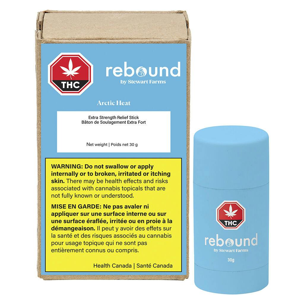 Rebound by stewart farms - arctic heat extra strength relief stick