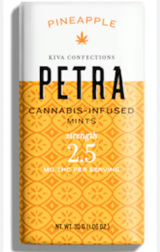 Pineapple | Petra Mints | 2.5mg ea | 40ct-active