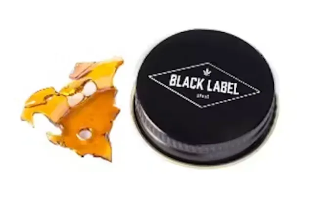 Black Label Shatter Hashburger 1g (hybrid)