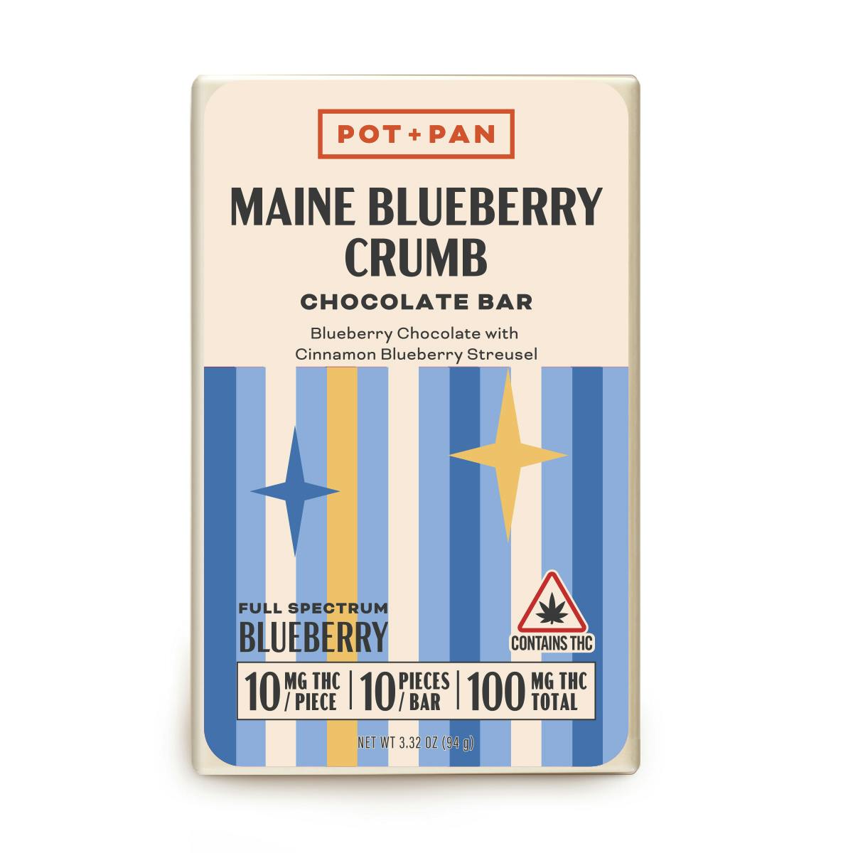 Image of Maine Blueberry Crumble Chocolate Bar