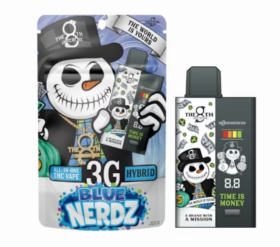 The 8th THE 8th | BLUE NERDZ | DISPOSABLE HYBRID — VAPORIZERS