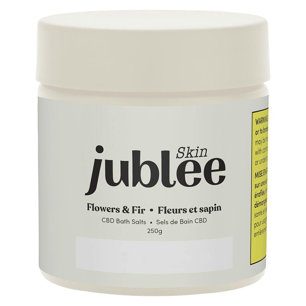 Jublee skin - cbd bath salts flowers & fir - 250g