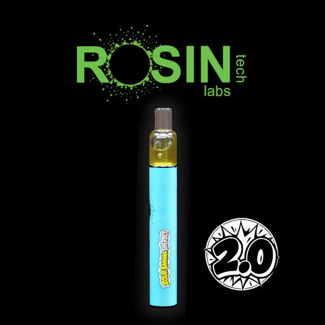 Rosin Tech Labs Rosin Vape 2.0 Zour Banana Sherbet 1g (indica hybrid, live rosin disposable)