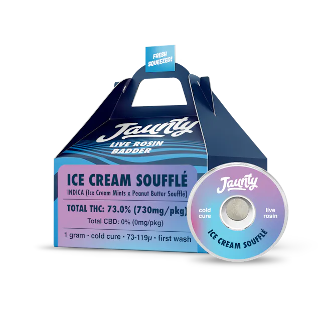 Jaunty Ice Cream Soufflé | Cold Cure | Live Rosin | Hybrid | 1g