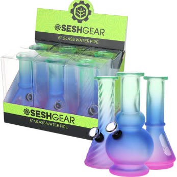 SeshGear | Tri-Color 6" Bong