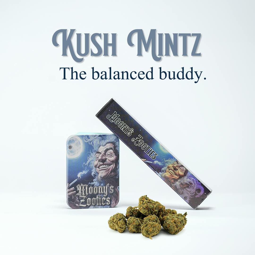 Moony's Zooties Kush Mintz Pre-Roll 2pk