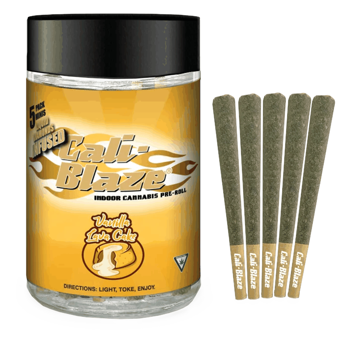 Vanilla Lava Cake Liquid Diamond Pre-Roll 5-Pack | 3.5g