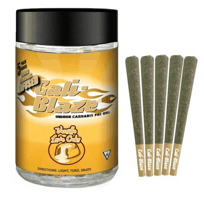 Vanilla Lava Cake Liquid Diamond Pre-Roll 5-Pack | 3.5g - PRE_ROLLS by Cali-Blaze at King of Budz