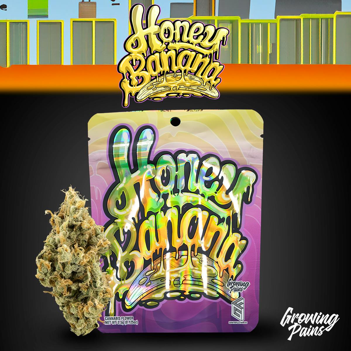 Growing Pains - 14g Prepack - Honey Banana