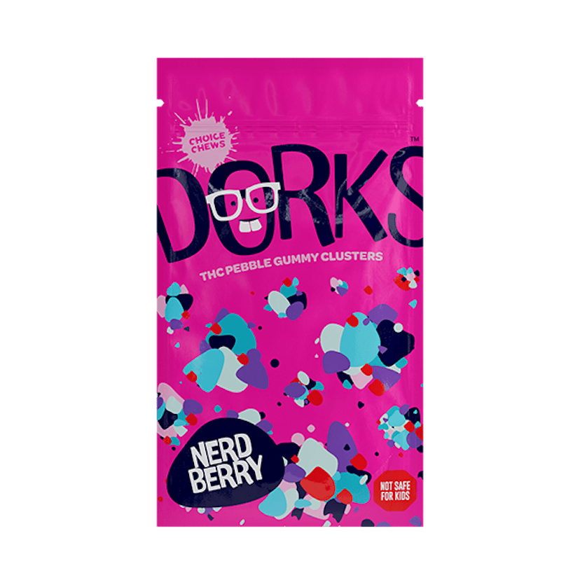 Choice | 200mg Dork Gummies | Nerd Berry