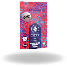 Choice Chews - 200mg Gummies - Super Sour Cherry Limeade (Hybrid)