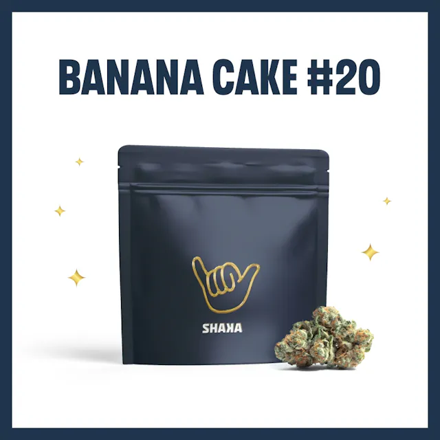 Shaka Flower Banana Cake #20 3.5g (hybrid, whole flower)
