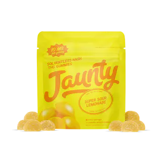 Super Sour Lemonade  | Hash-Infused Gummies | 100mg | 10pk