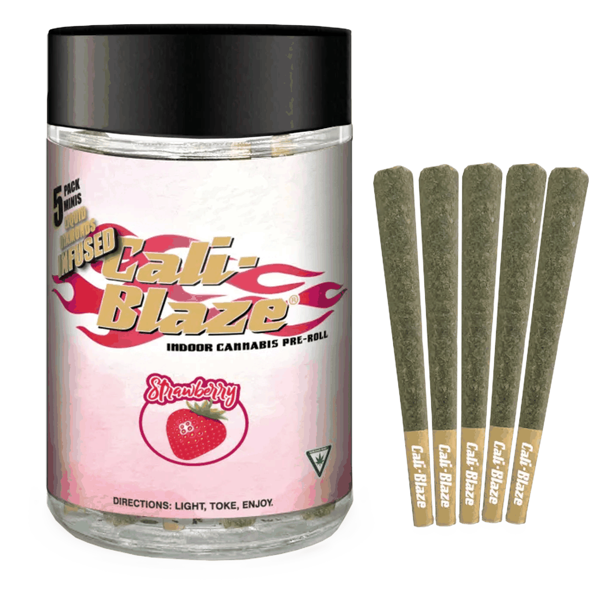 Strawberry Liquid Diamond Pre-Roll 5-Pack | 3.5g