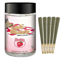 Strawberry Liquid Diamond Pre-Roll 5-Pack | 3.5g - PRE_ROLLS by Cali-Blaze at King of Budz