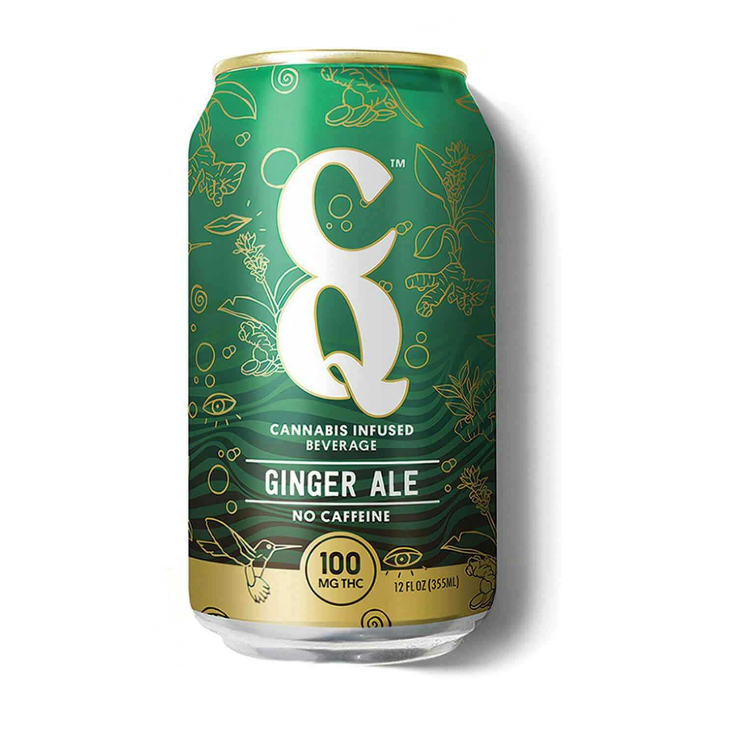 CQ - 100mg Infused Soda - Ginger Ale