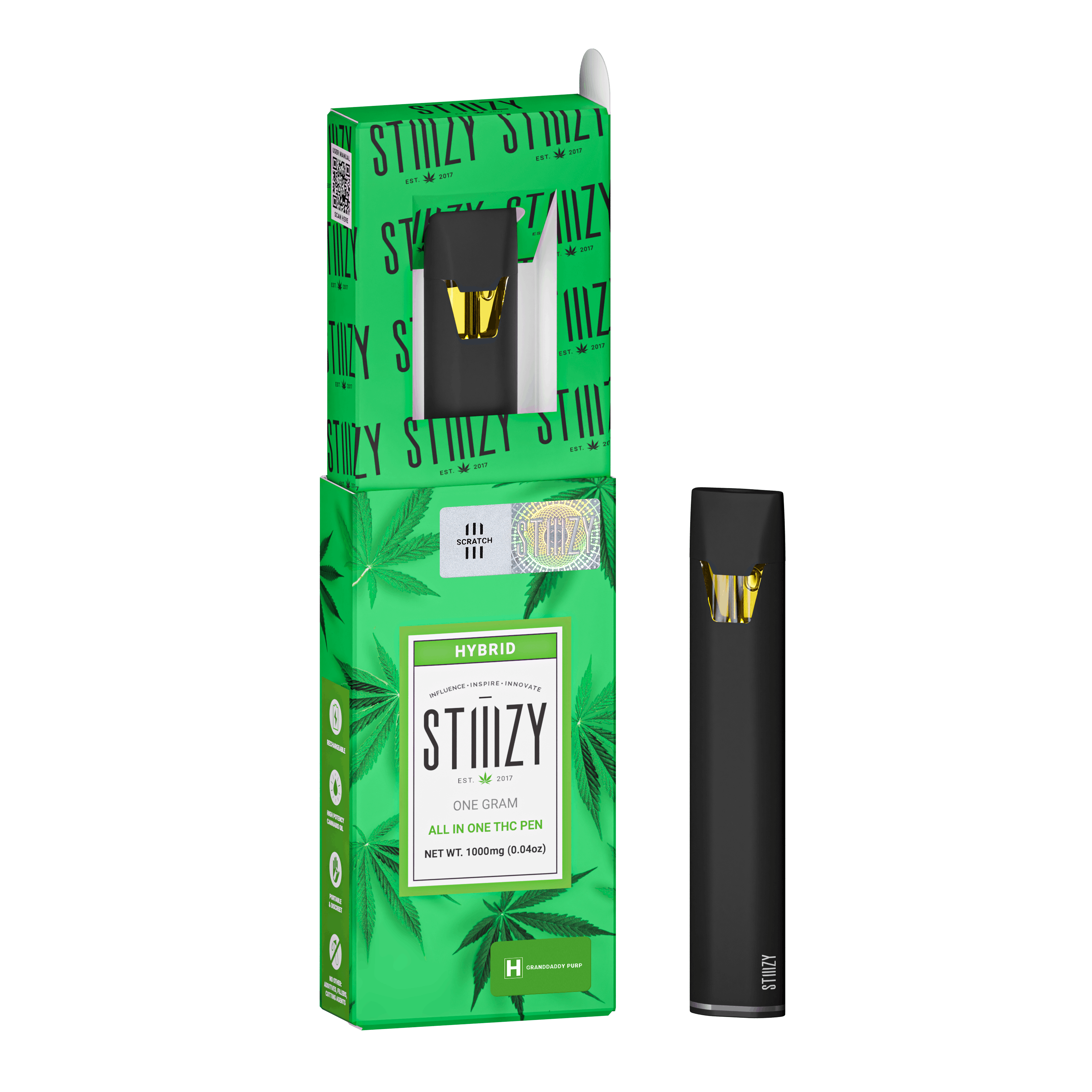 Stiiizy | Granddaddy Purp | Disposable Vape