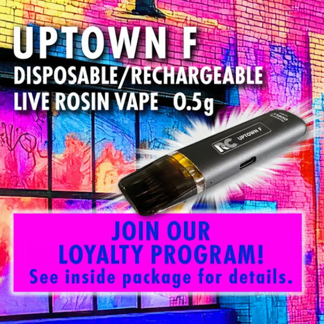 Disposable vaporizers contain concentrated cannabis oil that is heated by an attached battery and inhaled. These products come charged and ready to go, and are not designed to be reused, refilled, or recharged. These products are often very potent and are designed to be consumed in 2-3 second puffs.