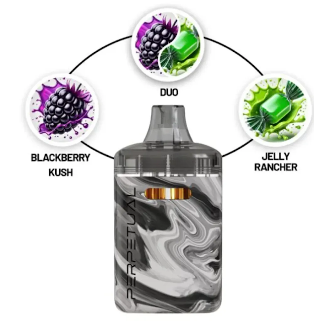 Product Perpetual | Jelly Rancher & Blackberry Kush | All in One Duo Disposable 2g