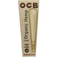 Product OCB Cones | Organic Hemp | 3pc | King Size