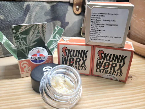 Skunk Worx – Blueberry Muffins Badder (1g)-1