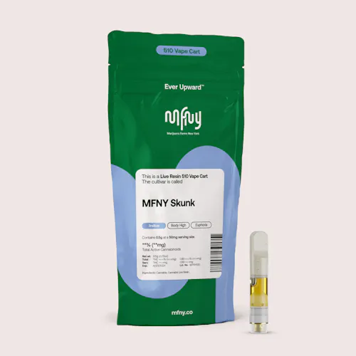 MFNY Skunk | Live Resin 510 Cart | 0.5g-1