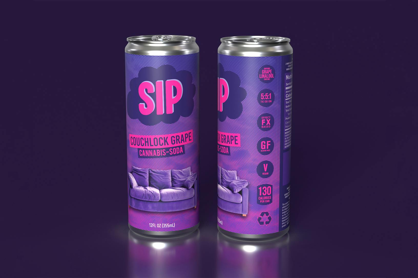 SIP Couchlock Grape 5mg