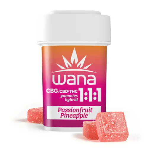 Classic Passionfruit Pineapple 1:1:1 CBD/CBG/THC Gummies [10 pack] | 100mg-1