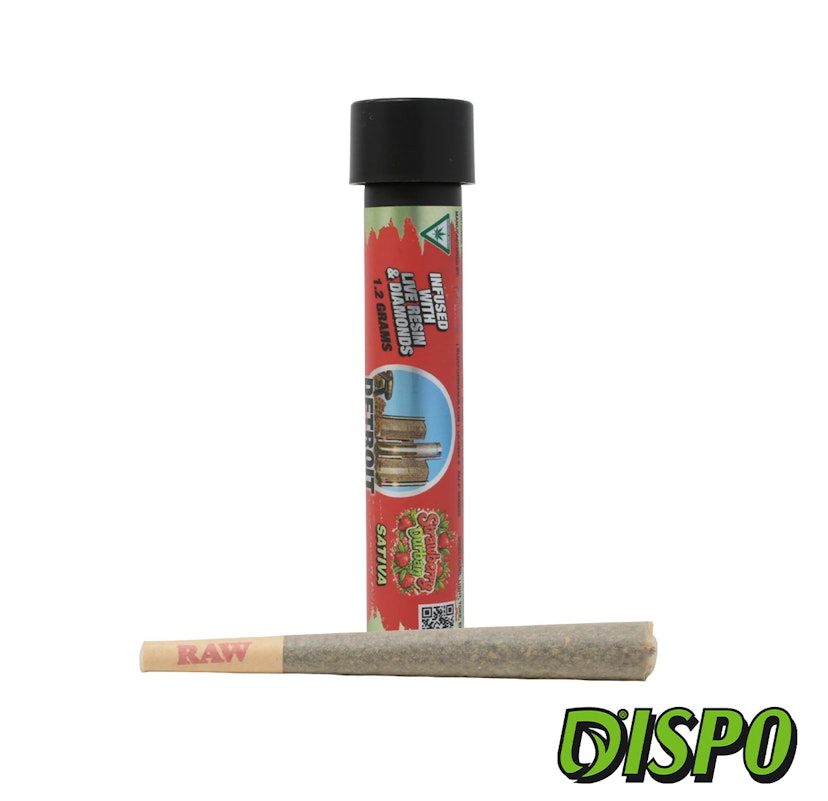 Detroit Dope - Strawberry Durban Infused Pre-Roll