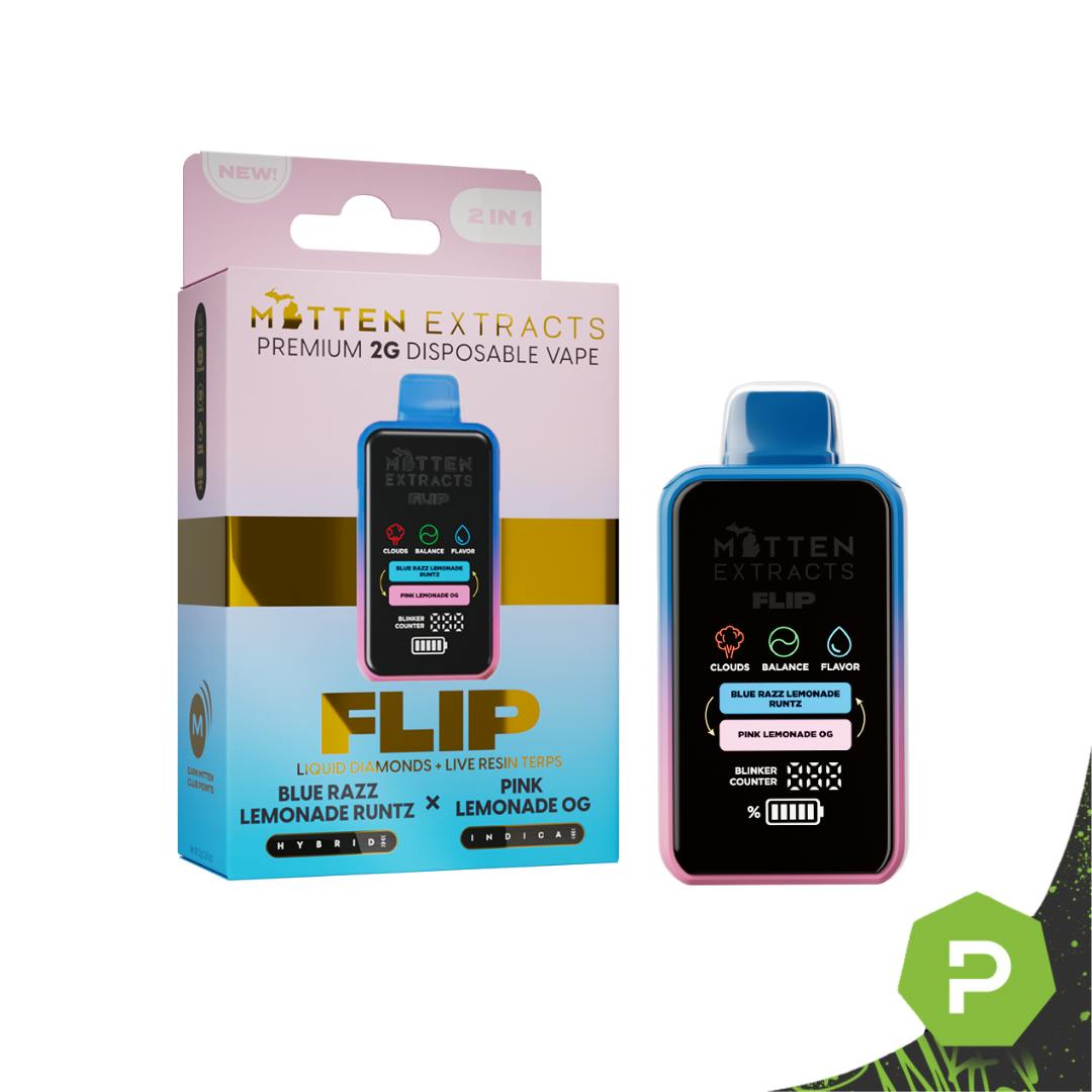 mitten disposable vape Extracts 2-In-1 Flip Flavor Options:Very Mixed Miami Echo Bolt 16K: The