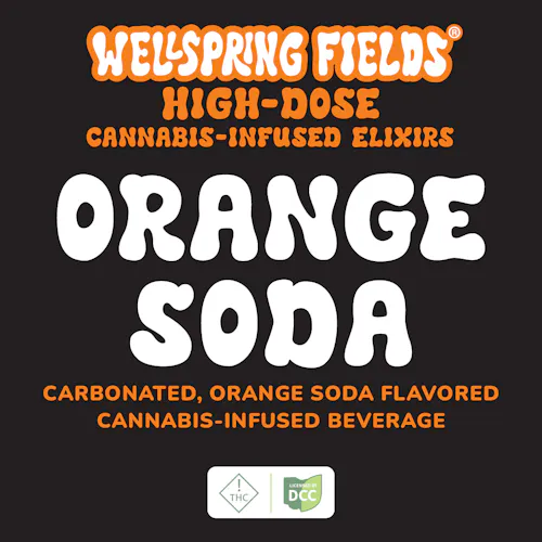 Wellspring Fields | Elixir Orange Soda 2pk | 200mg-1