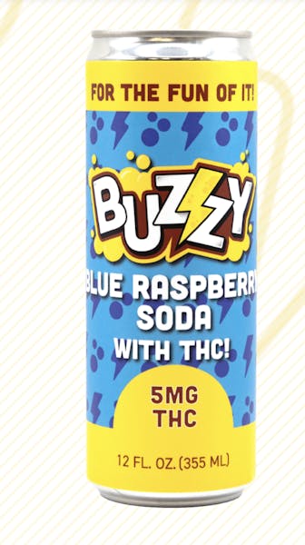 Blue Raspberry Soda | 5mg | Infused Soda | Buzzy