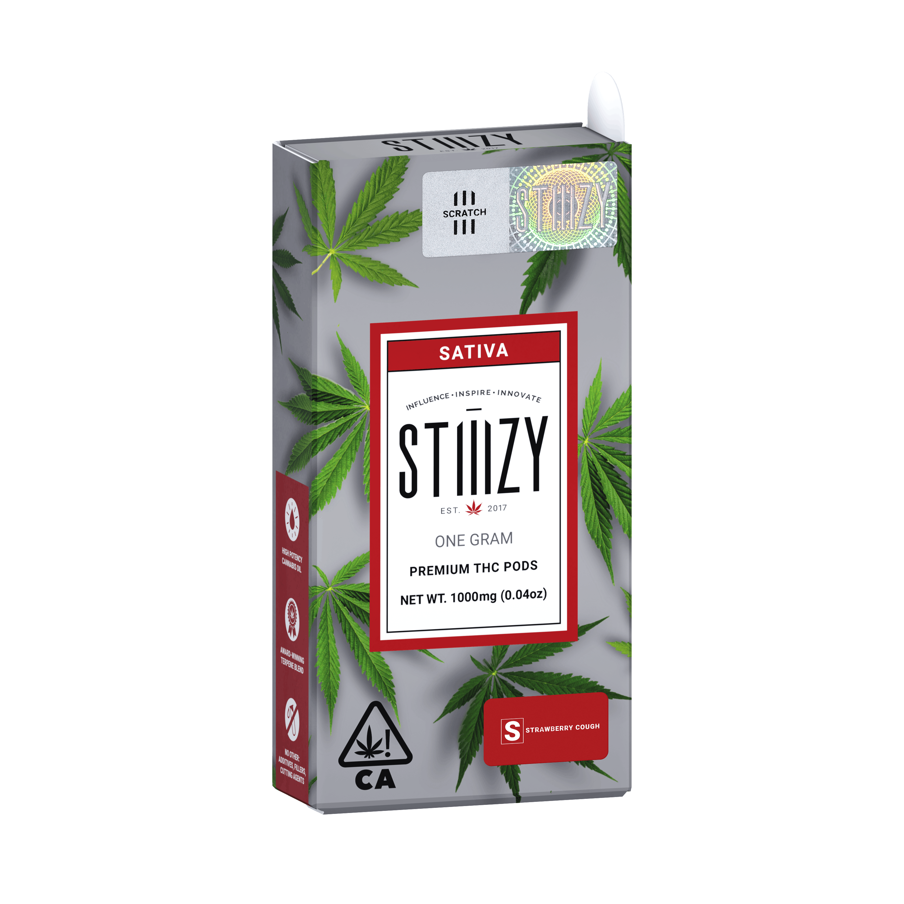 CNP 80% リキッド CDT-Strawberry Cough 1ml STIIIZY STRAWBERRY COUGH POD - Hikei Dispensary