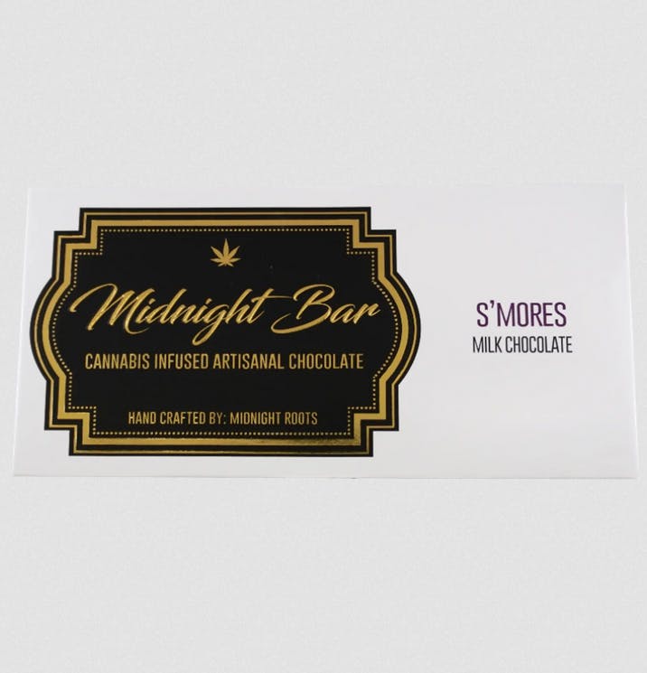 Product: Midnight Roots | S'mores 200mg Chocolate Bar