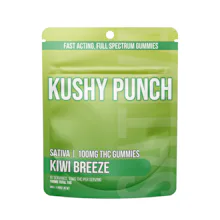 Kushy Punch - 100mg Gummies - Kiwi Breeze