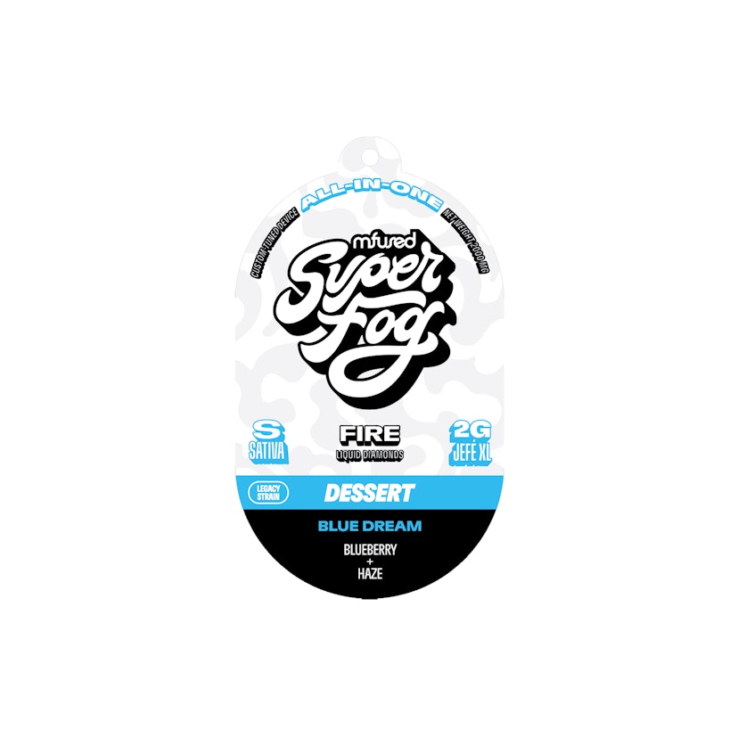 Mfused FIRE Liquid Diamonds Disposable : Blue Dream