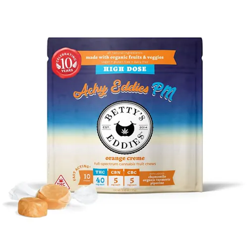 Ache Away PM Orange Creme Chews 10pk | 500mg-1