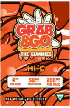GRAB & GO GRAB & GO | HI-C GUMMIES - 4PK | 200MG — EDIBLES