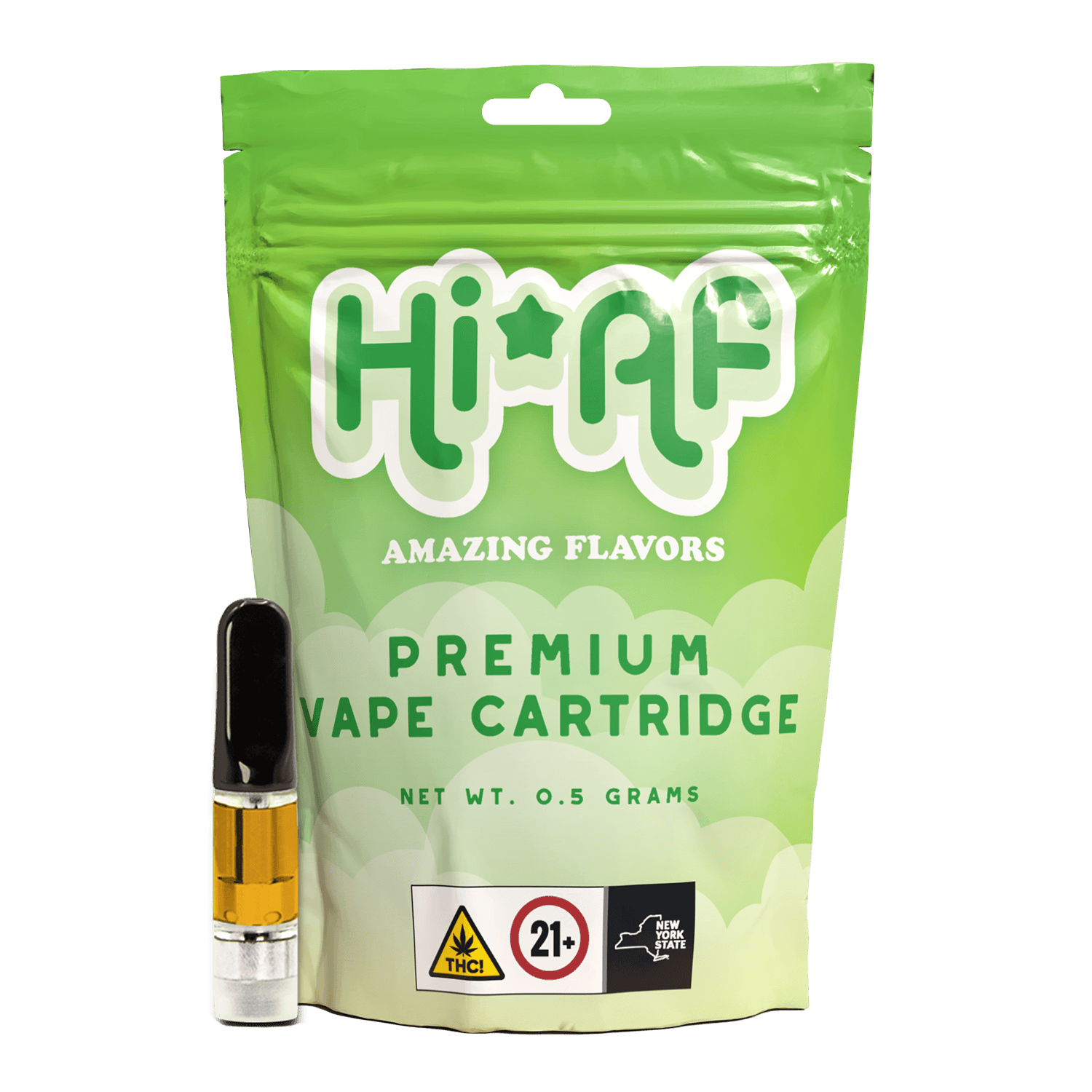 HI*AF - 1g Cart - Kiwi Berry Bliss