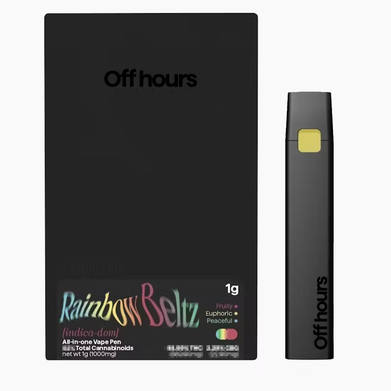 Off Hours AIO Vape | 1g | Rainbow Beltz
