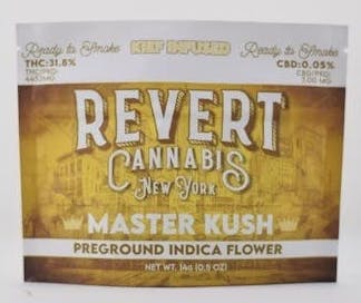 Master Kush Kief Infused Ground Flower | Indica | Revert